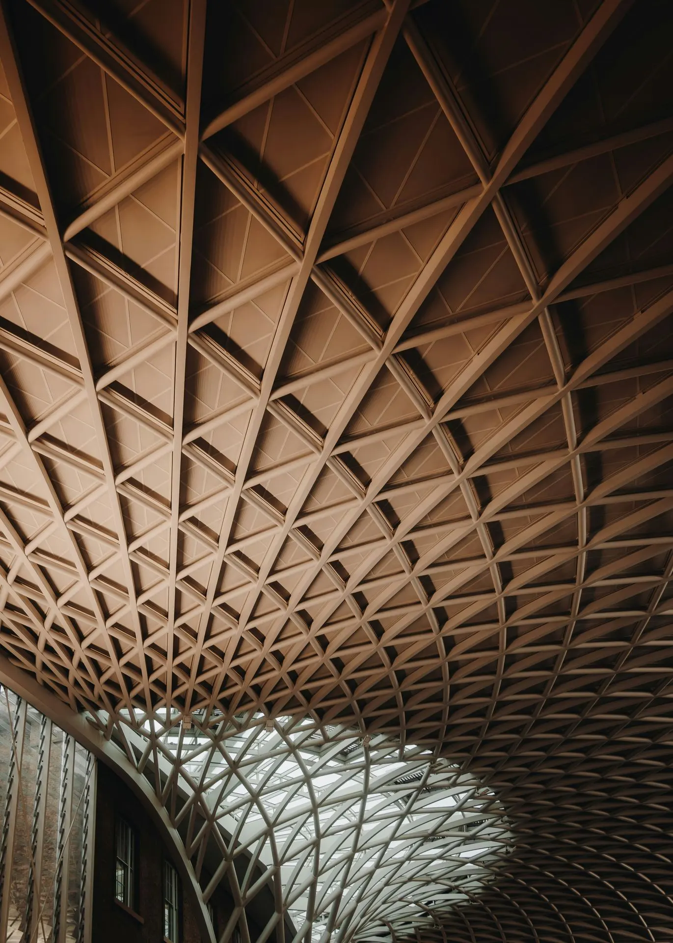 Plafond voûté en bois