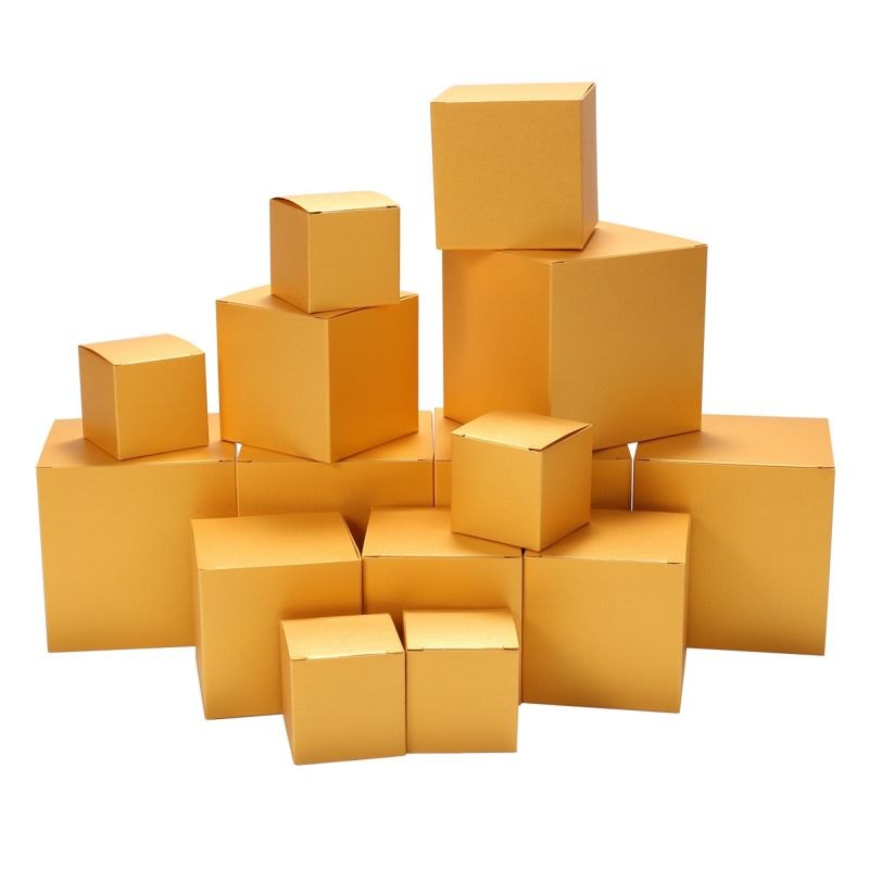 Gold gift boxes